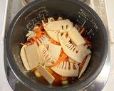 ＼筍の水煮で簡単／炊き込みごはん作り方4写真