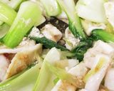 イカとチンゲン菜炒め作り方16写真