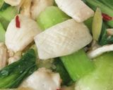 イカとチンゲン菜炒め作り方20写真