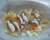 レンジで４分＊野菜と鮭のふっくら蒸し作り方2写真