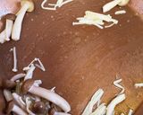 野沢菜ときのこの和風パスタ♫作り方3写真