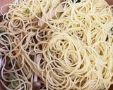 野沢菜ときのこの和風パスタ♫作り方4写真