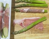 アスパラとズッキーニの豚肉巻きカレー風味作り方3写真