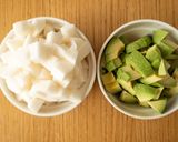 長芋とアボカドのトロリンチーズ作り方1写真
