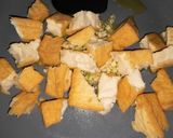 春キャベツと絹揚げのカレーガーリック炒め作り方2写真