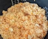 炊飯器で簡単　優しい味付けのチキンライス作り方4写真
