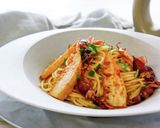 筍とホタルイカの和風オイルパスタ作り方4写真