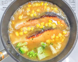 鮭と玉ネギとコーンのクリーム煮作り方6写真