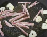 水菜とポークハムの中華炒め作り方4写真