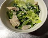 あともう一品って時に法れん草とツナマヨ作り方3写真