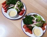 しょうゆマヨ、カフェ風サラダちぎる作り方5写真