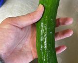 裏技バンザイ！曲がりきゅうりの板ずり作り方3写真