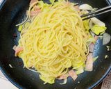 お手軽♡ベーコンとキャベツの和風パスタ♡作り方4写真