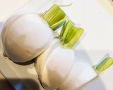 ほろほろカブとひき肉の煮物作り方1写真