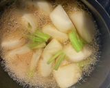 ほろほろカブとひき肉の煮物作り方2写真