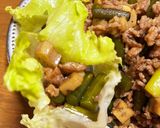 ニンニクの芽とひき肉炒めのレンコン入り作り方9写真