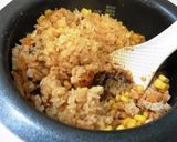 旨みたっぷり！コーンの味噌炊き込みご飯作り方5写真