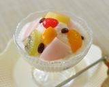 　介護食　ソフトもち入り簡単白くまアイス作り方7写真