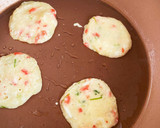 一口サイズの長芋のお好み焼き風作り方2写真