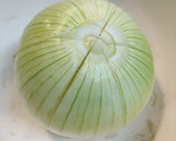 とろっと甘い♪丸ごと新玉ねぎのレンジ蒸し作り方2写真