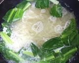 トマトと小松菜と卵の盛岡冷麺でひんやり～作り方3写真