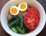 トマトと小松菜と卵の盛岡冷麺でひんやり～作り方5写真