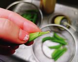 スナップエンドウの筋取り＆やみつき煮浸し作り方3写真
