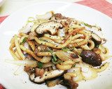 簡単絶品☆すき焼き風の焼きうどん作り方8写真