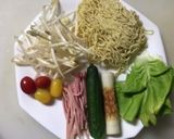 野菜たっぷり冷やし中華作り方1写真