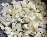 旬のたけのこカブ使用④ガリバタ炒め作り方1写真