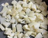 旬のたけのこカブ使用④ガリバタ炒め作り方1写真