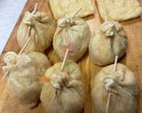 半熟卵の巾着煮作り方5写真