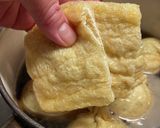 半熟卵の巾着煮作り方6写真