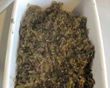 高菜の甘辛そぼろ作り方4写真