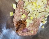たけのこの肉づめ（ハンバーグたね使用）作り方3写真