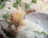 カニ入りグリーンピースご飯作り方5写真