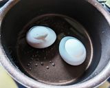 漬けダレも食べ切る!ゆで卵のネギ味噌漬け作り方1写真
