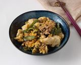 ご飯が進む春の味☆絹さや肉豆腐の卵とじ作り方8写真