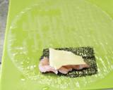 ささみチーズ生春巻き揚げ★ライスペーパー作り方6写真
