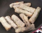 ささみチーズ生春巻き揚げ♪ライスペーパー作り方8写真