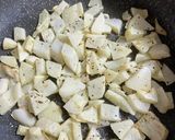旬のたけのこカブ使用④ガリバタ炒め作り方2写真