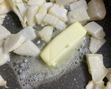 旬のたけのこカブ使用④ガリバタ炒め作り方3写真