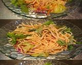 美味ドレ蜂蜜トムヤム明太クリームパスタサ作り方2写真