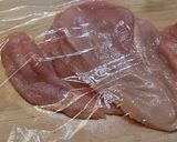 鶏肉の梅おかか和え作り方1写真