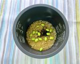 低タンパク/枝豆×塩昆布で炊き込みご飯作り方2写真