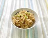 低タンパク/枝豆×塩昆布で炊き込みご飯作り方3写真