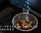 絶品！トマトとモッツァレラチーズのサラダ作り方4写真