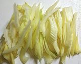 5分砂肝とセロリの焼肉のたれマヨ和え作り方1写真