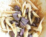 5分砂肝とセロリの焼肉のたれマヨ和え作り方4写真