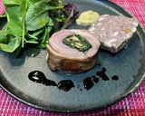 ほうれん草とチーズのガランティーヌ作り方15写真